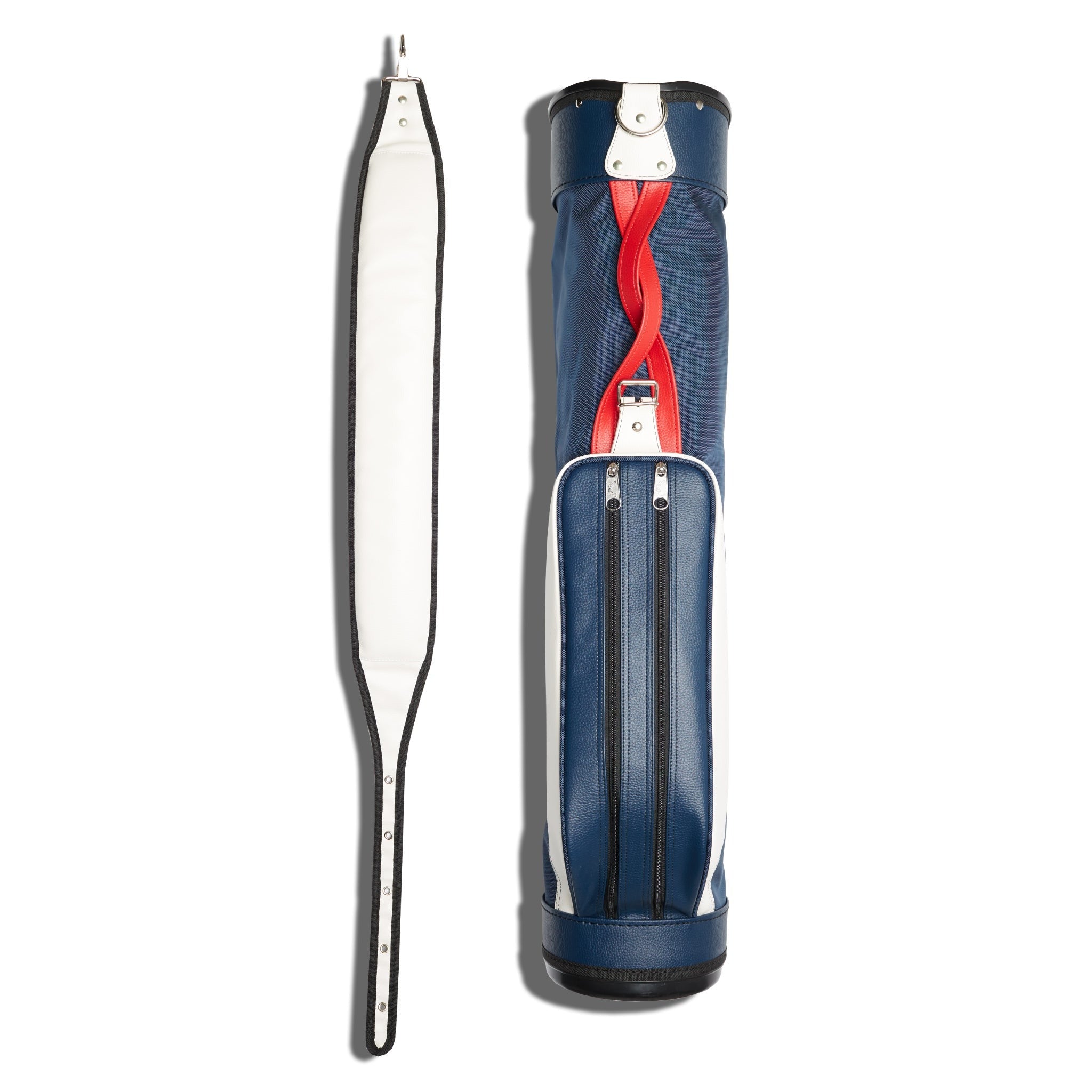 Original Jones Bag - Navy/Red/White – Jones Golf Bags