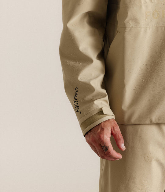 Rainshedder Anorak - Sand – Jones Golf Bags