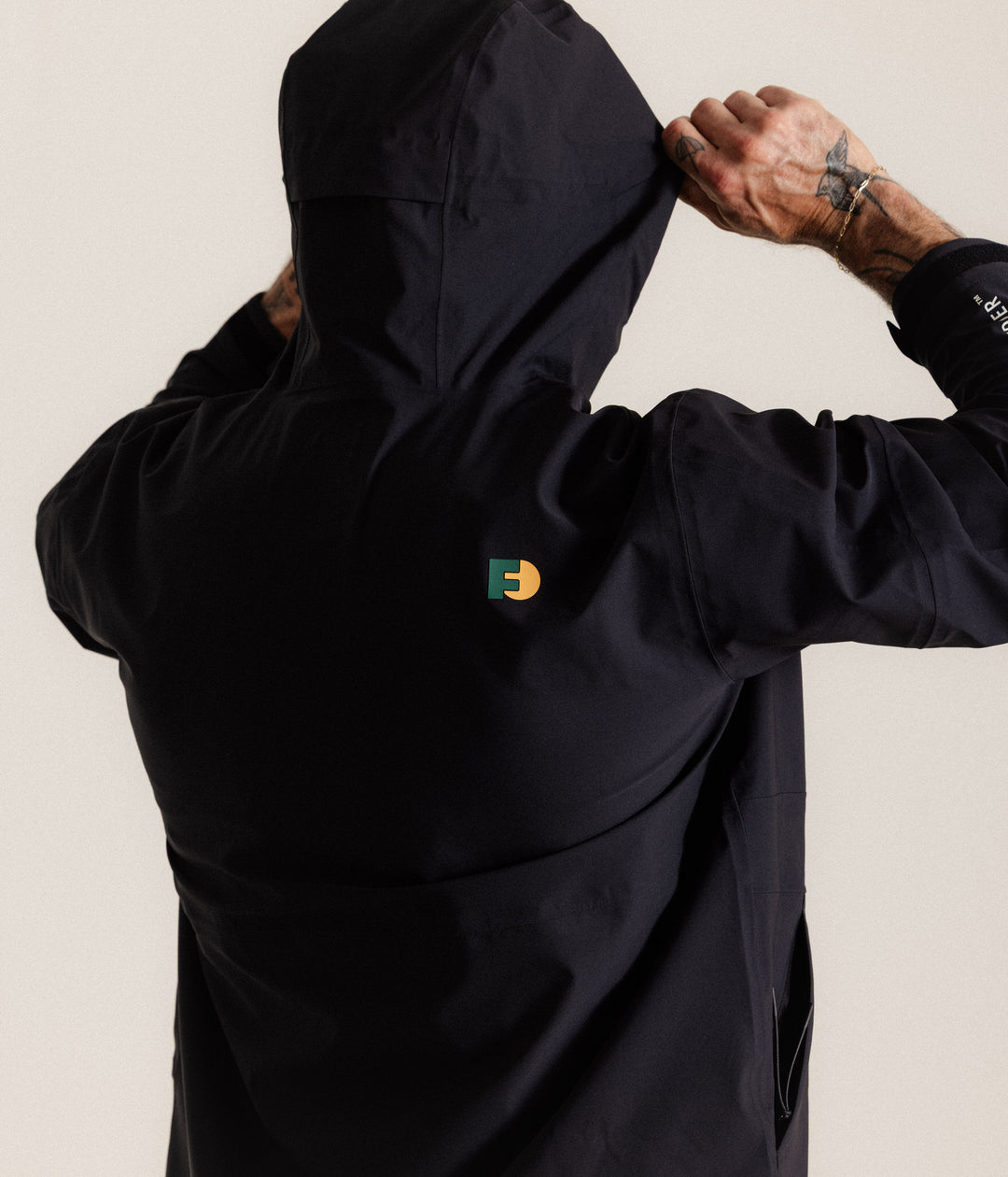 Rainshedder® Anorak - Black – Jones Golf Bags