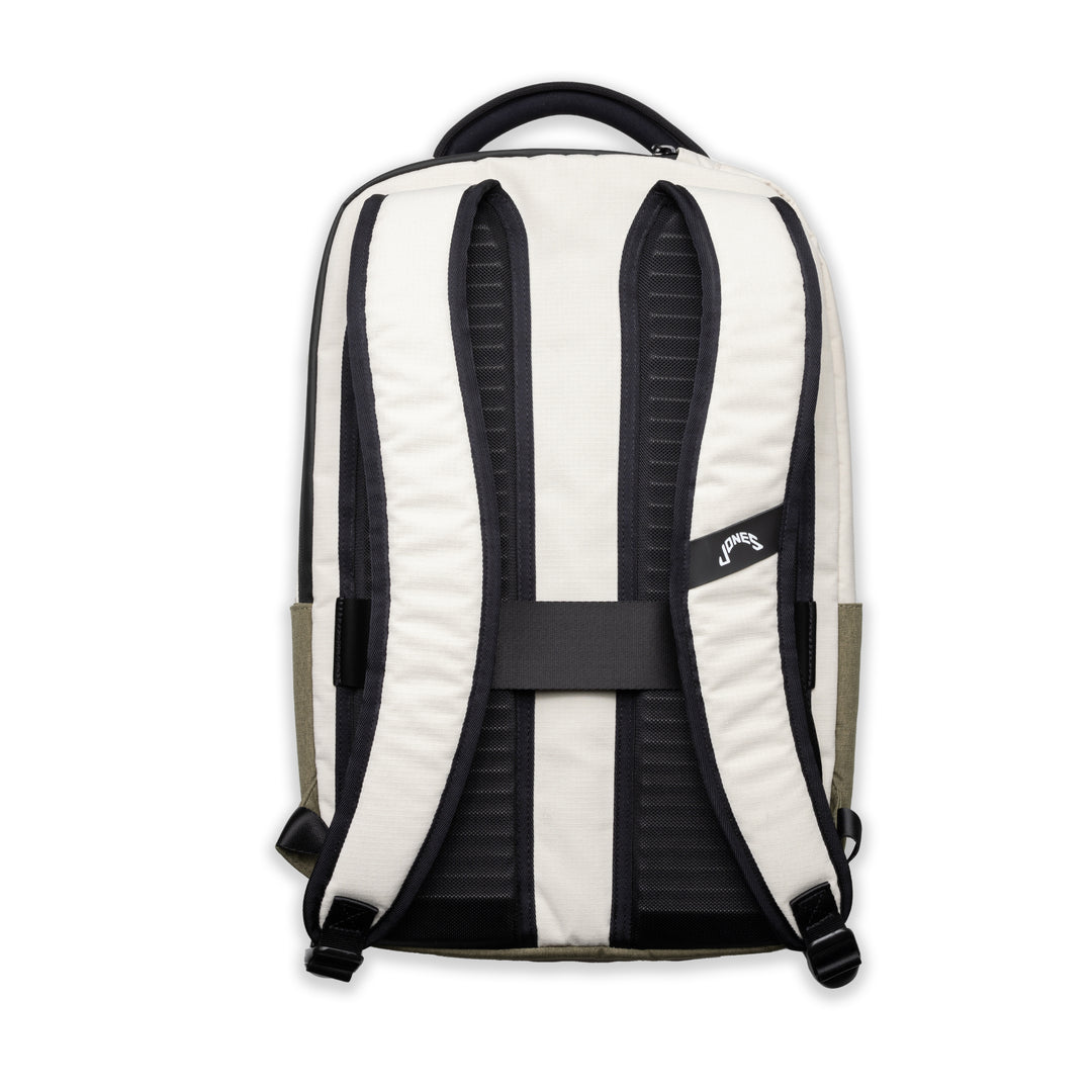 A2 Backpack - Le Creme/Olive – Jones Golf Bags