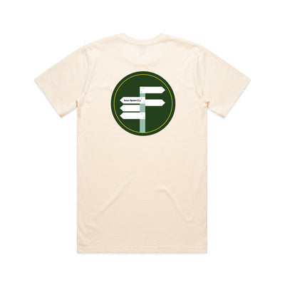 Early April Mapquest Tee Shirt - Le Creme