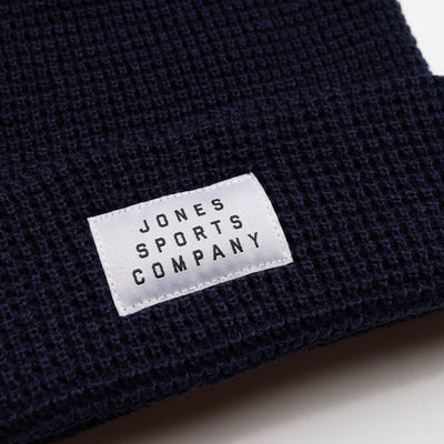 Basic Mark Knit Beanie - Navy