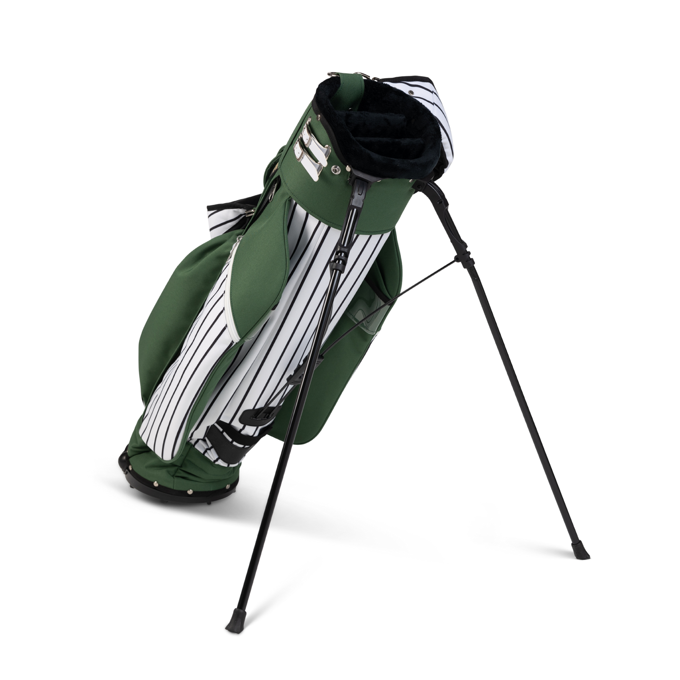 Classic Stand Bag - Green Pinstripe