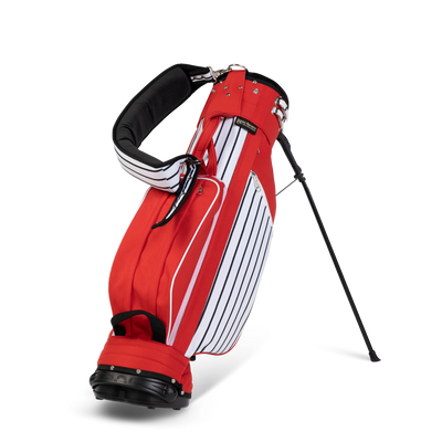 Classic Stand Bag - Red Pinstripe