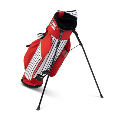 Classic Stand Bag - Red Pinstripe