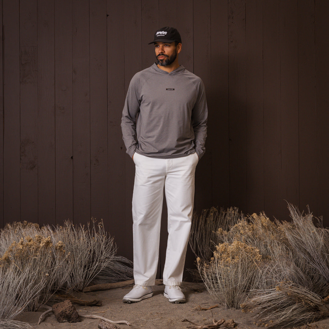 Lightweight Range Hoodie - Brushed Nickel – Jones Golf Bags