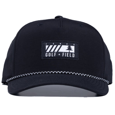 Golf + Field Rope Hat - Black