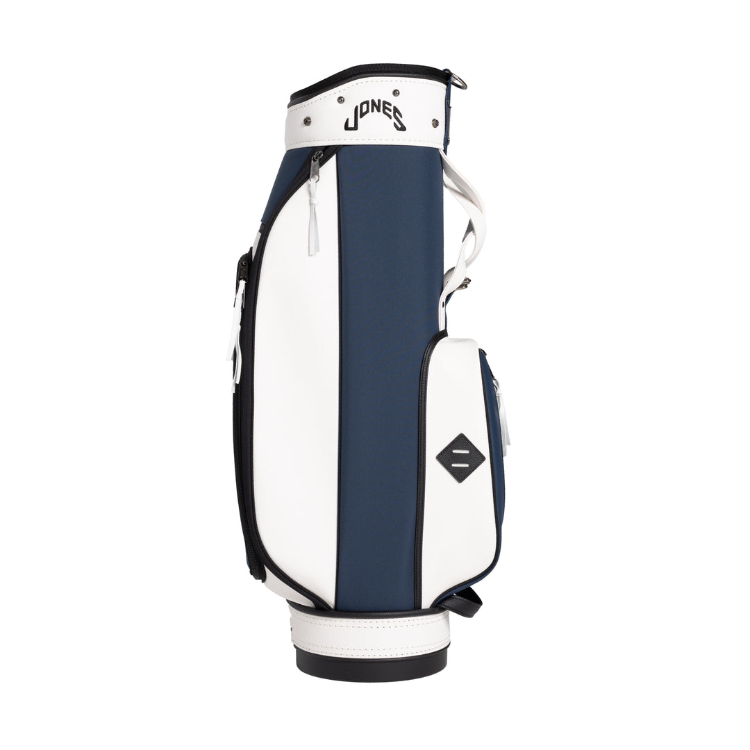 Rider Bag - Navy/White – Jones Golf Bags