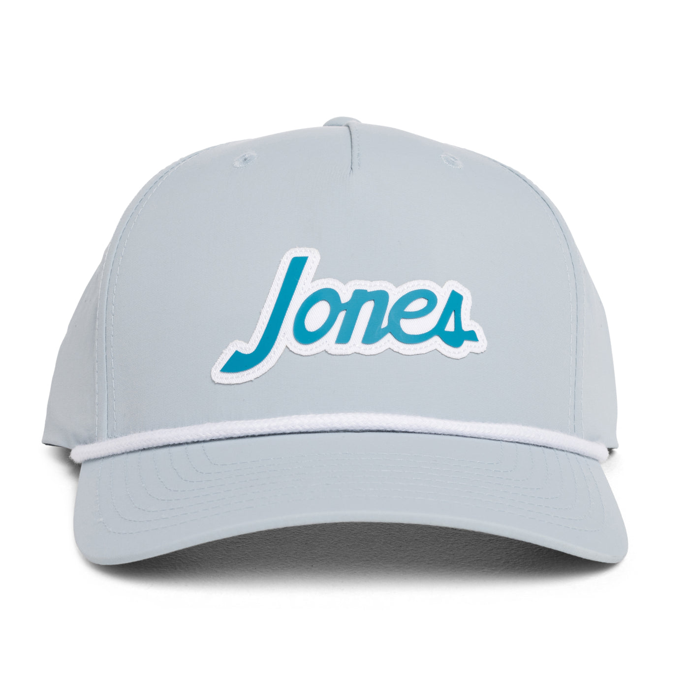Retro Script Rope Hat - Mist Blue