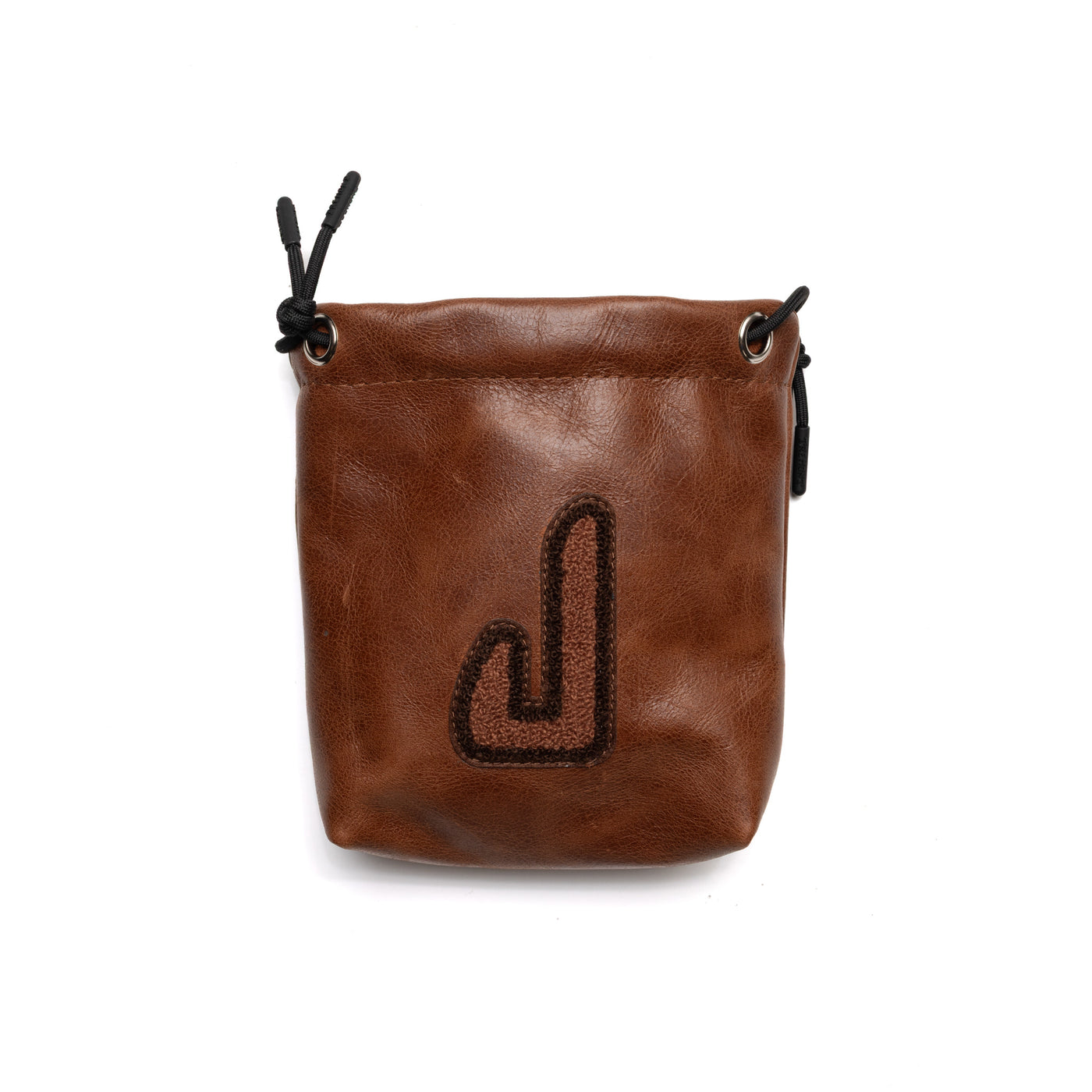 Block J Valuables Pouch - Brown