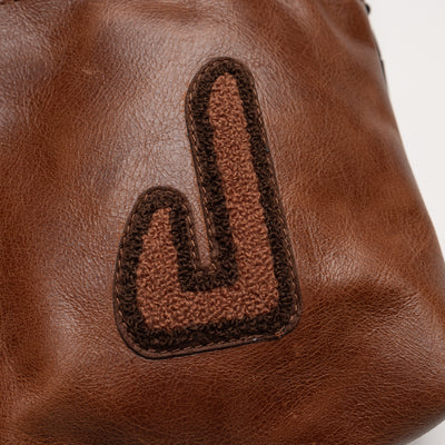 Block J Valuables Pouch - Brown