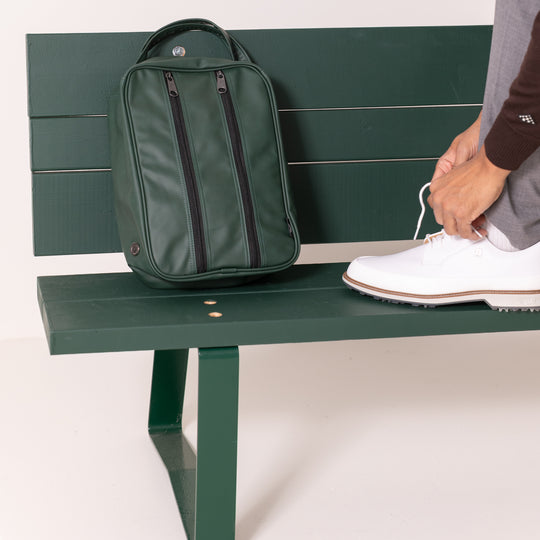 Classic Shoe Bag - Evergreen – Jones Golf Bags