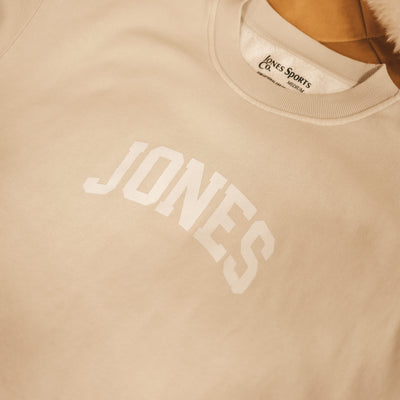Varsity Mark Crew Neck - Bone