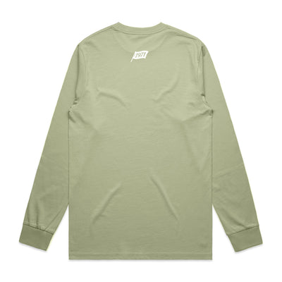 Script Jones LS Tee Shirt - Pistachio