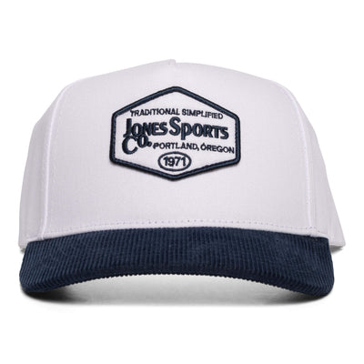 Legacy Snapback JSC Simplified Patch - White/Navy