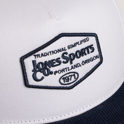 Legacy Snapback JSC Simplified Patch - White/Navy