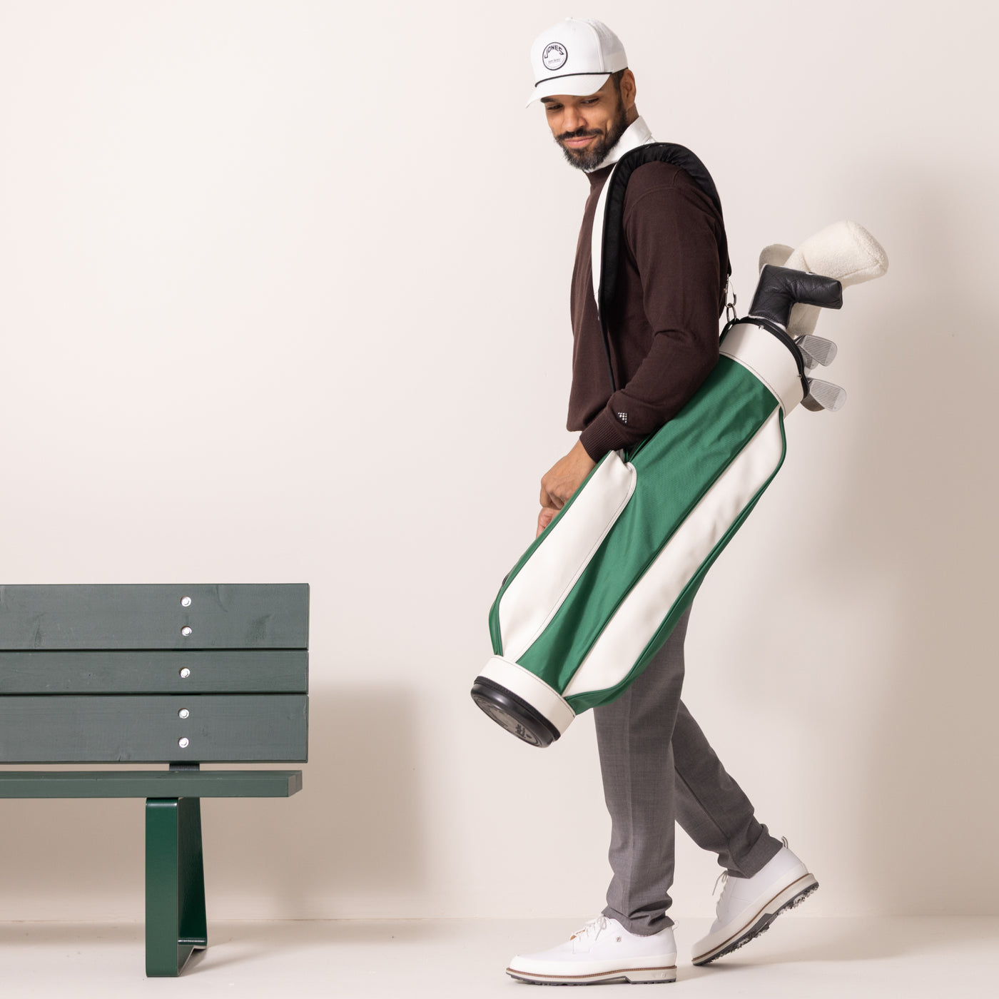Original Jones Bag - Green/White