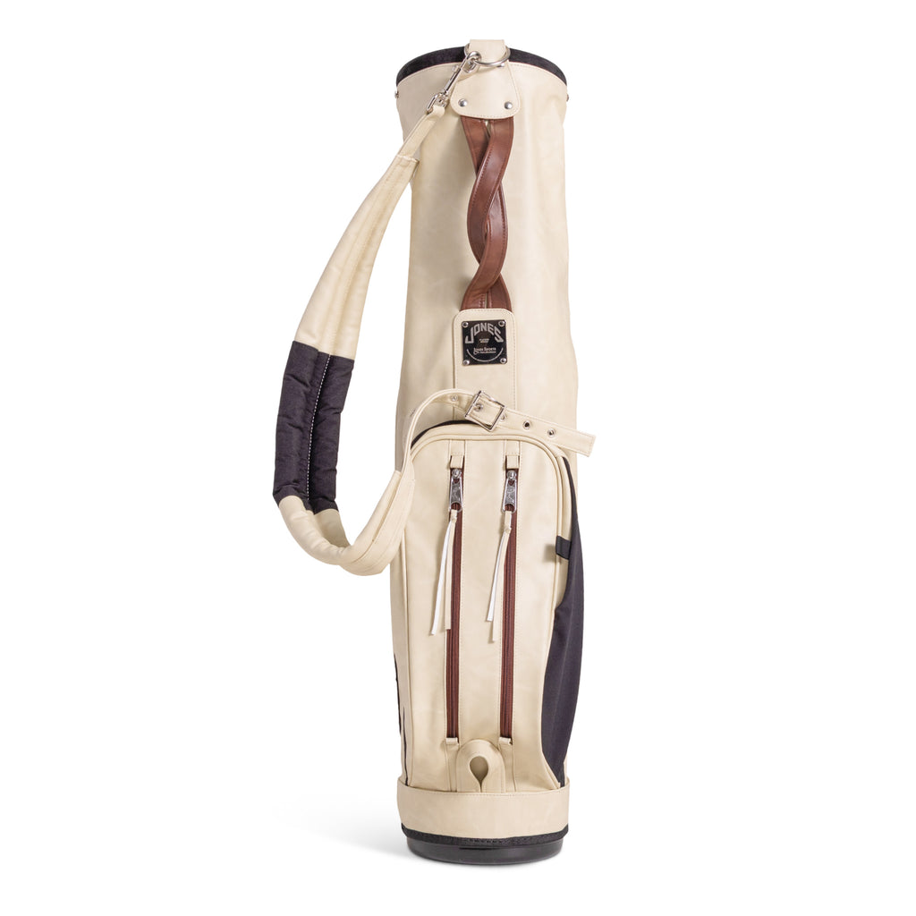 ゴルフカートbag jonesベージュ＆白 ゴルフカートbag jonesベージュ＆白 JONES (ジョーンズ） Cart Bag