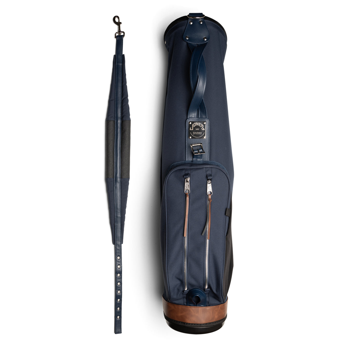 Jones Sports Co. キャディバッグ ネイビー Players Series - Navy/Kodiak – Jones Golf Bags