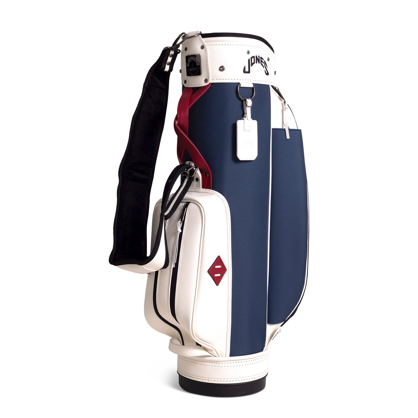 Rider Bag - Navy/Red/White – Jones Golf Bags