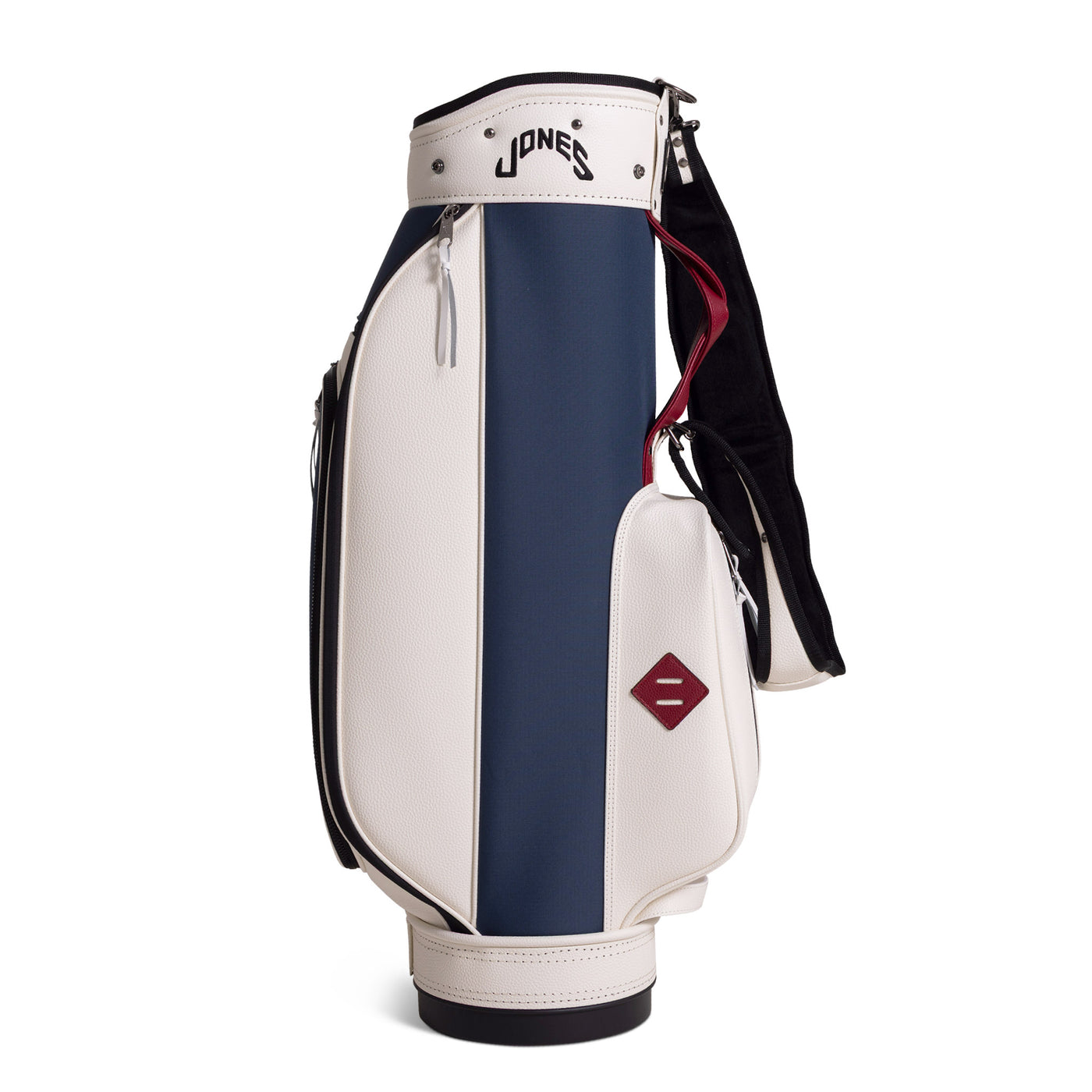 Rider Bag - Navy/Red/White – Jones Golf Bags