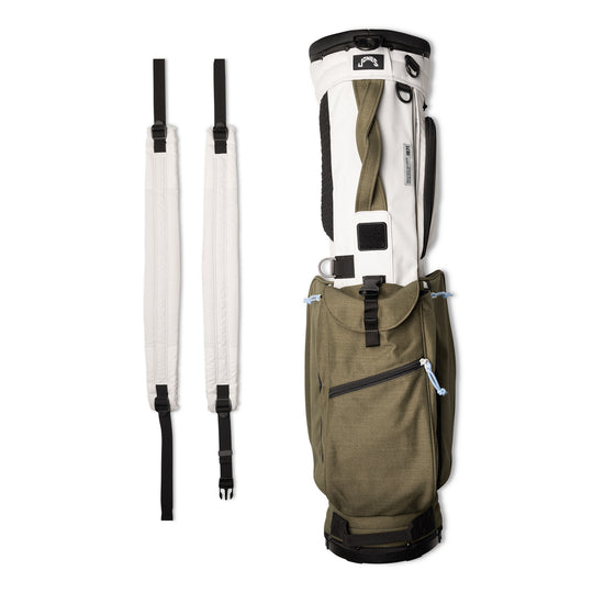 Rover Stand Bag - Bone/Olive Night – Jones Golf Bags