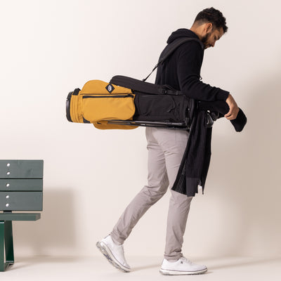 Rover Stand Bag - Black/Wheat