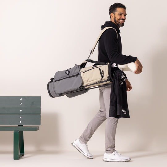 Rover Stand Bag - Field Khaki/Charcoal – Jones Golf Bags