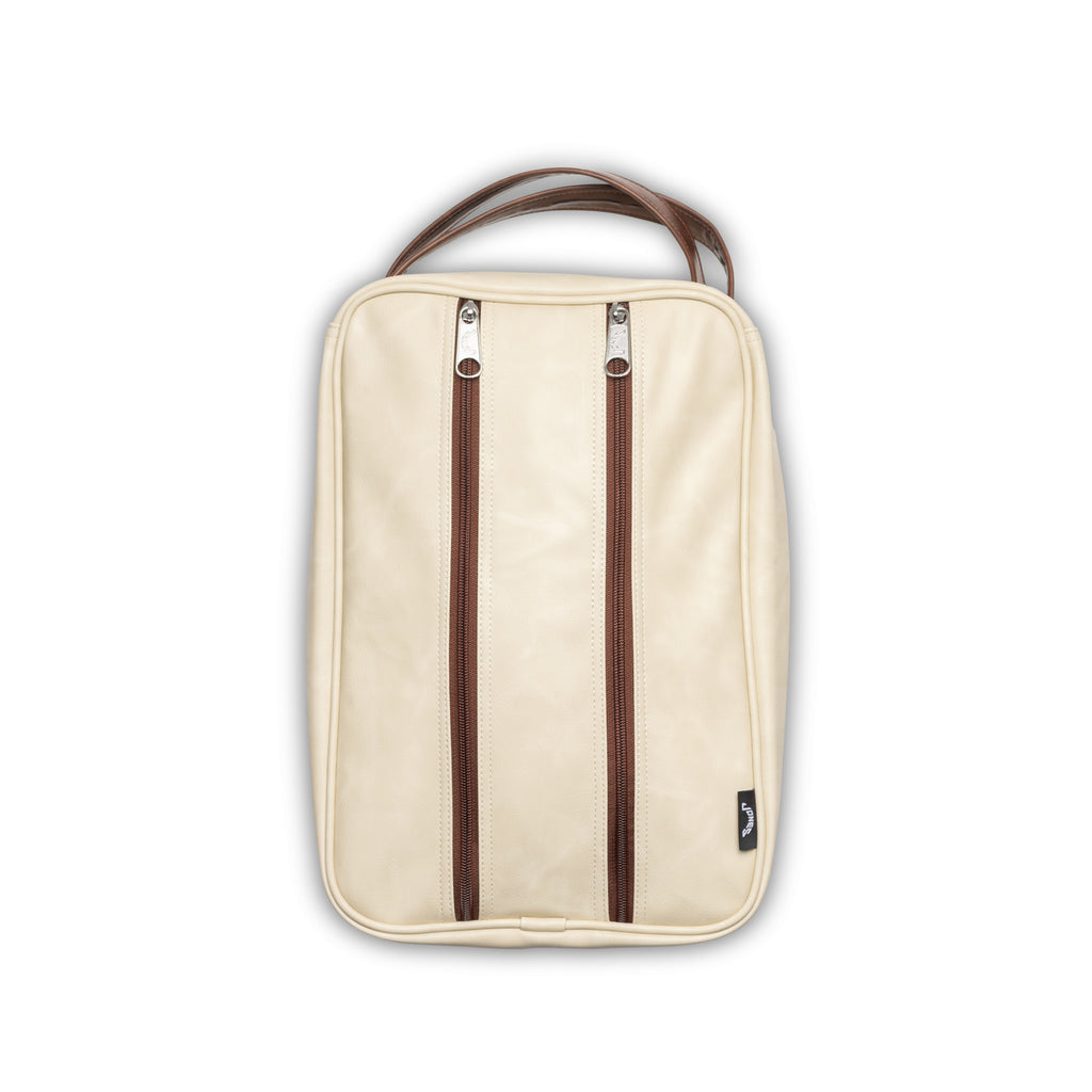 Classic Shoe Bag - Ecru/Kodiak – Jones Golf Bags