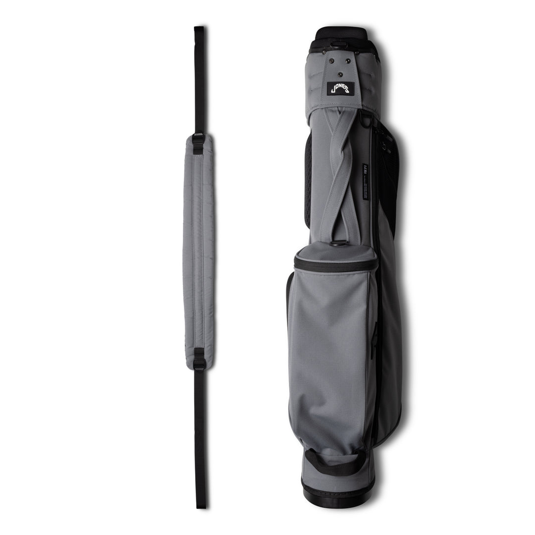 Short Course Bag - Charcoal – Jones Golf Bags