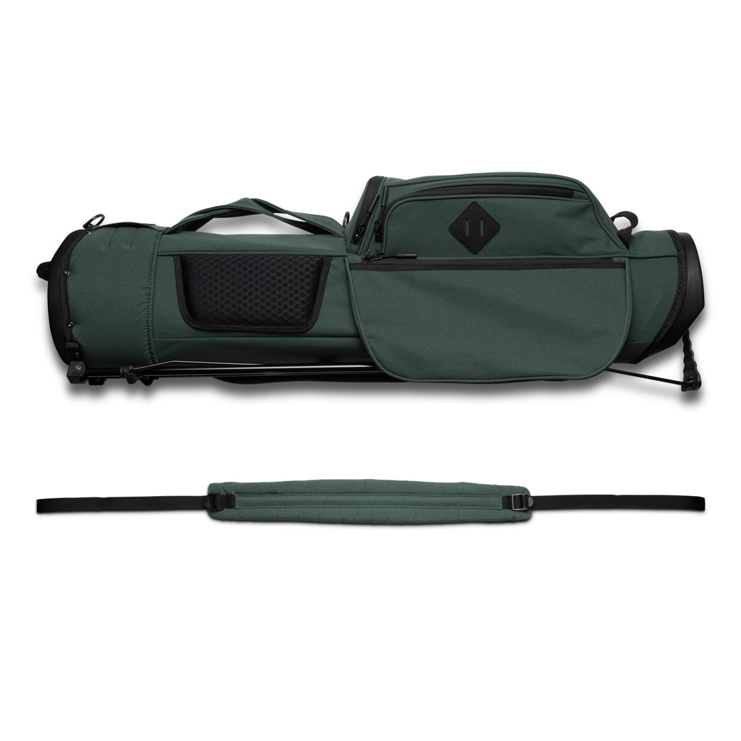 Short Course Golf Bag - Dark Green – Jones Golf Bags