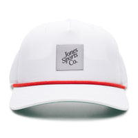 JSC Patch Rope Hat - White/Red