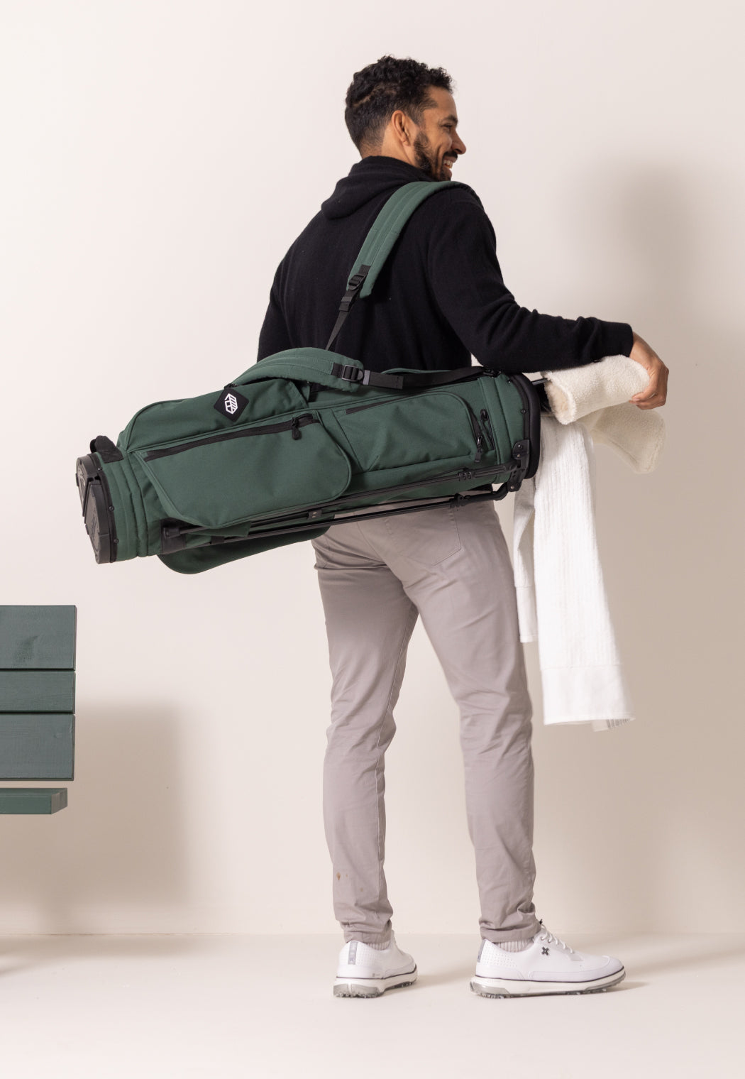Rover Stand Golf Bag - Dark Green – Jones Golf Bags