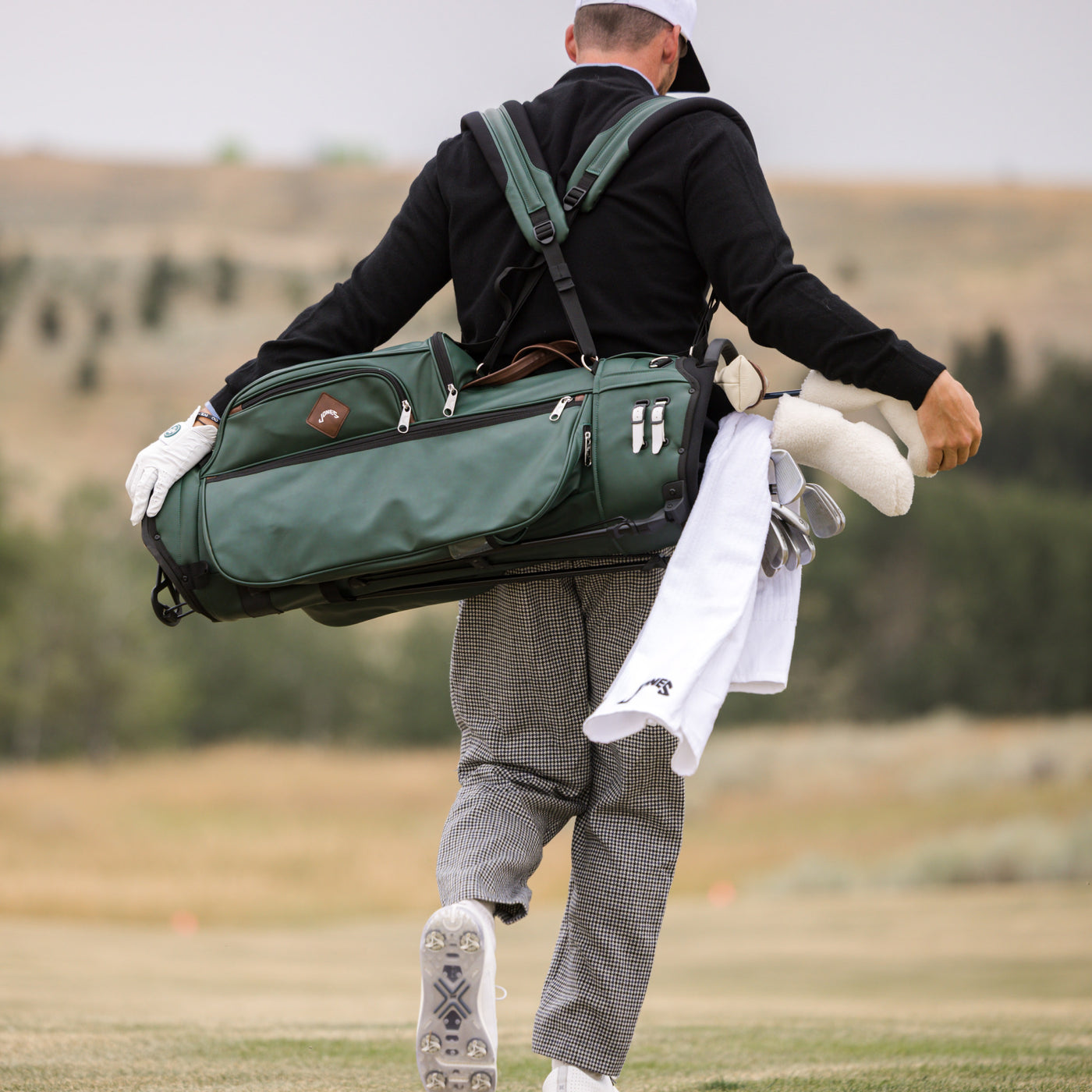 Trouper - Evergreen/Kodiak – Jones Golf Bags