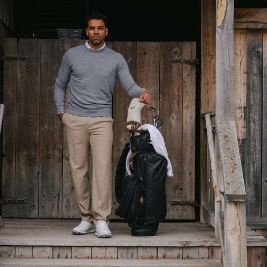 Trouper Heritage Golf Bag - Onyx/Kodiak – Jones Golf Bags