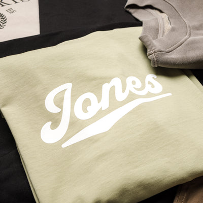 Script Jones LS Tee Shirt - Pistachio