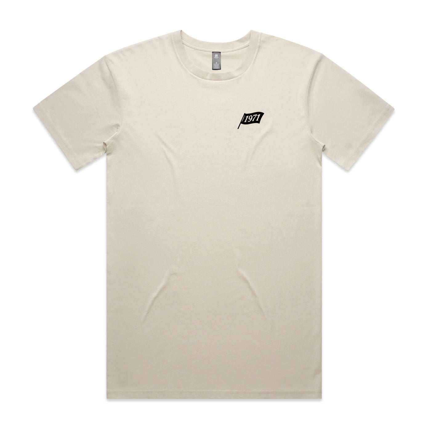 Flagged 1971 Tee Shirt - Bone