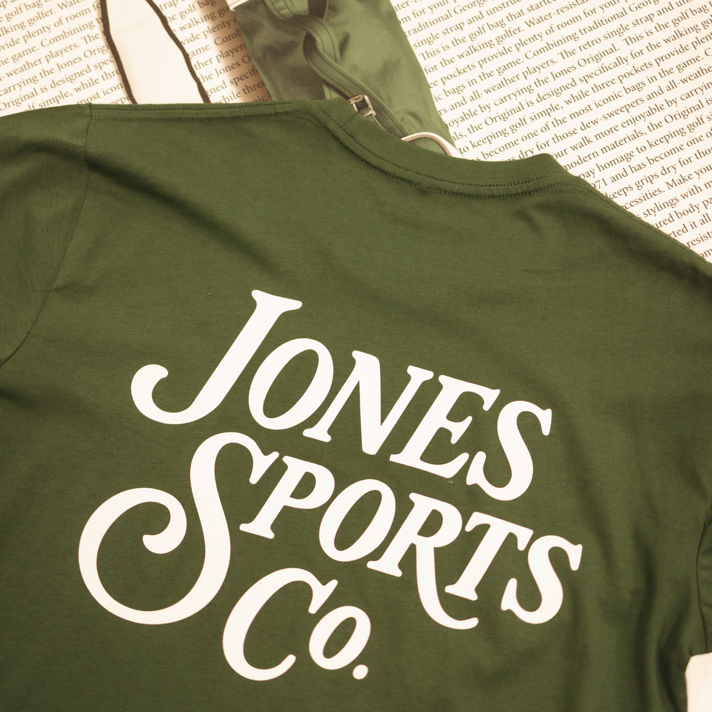 Collegiate J Tee Shirt - Forest Green