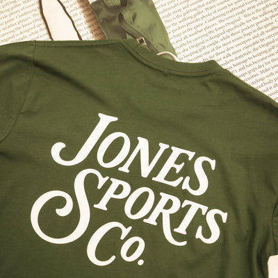 Collegiate J Tee Shirt - Forest Green
