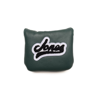 Script Jones Mallet Putter Cover - Forest Green