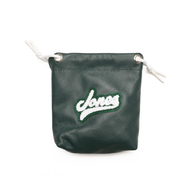 Script Jones Valuables Pouch - Forest Green