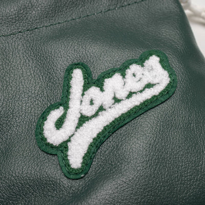 Script Jones Valuables Pouch - Forest Green