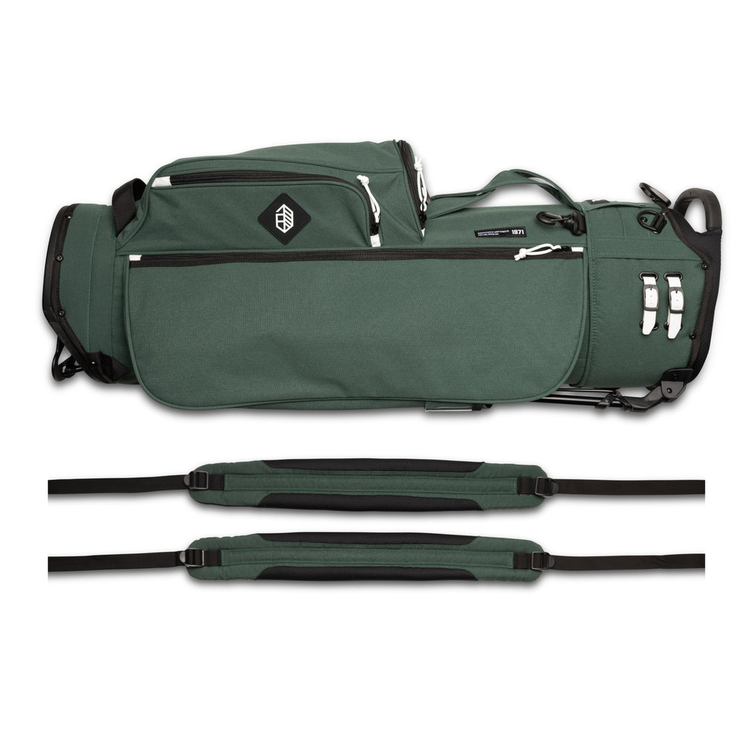 JONES×BEAMS GOLF Trouper（トゥルーパー）　グリーン Trouper Golf Bag - Dark Green – Jones Golf Bags