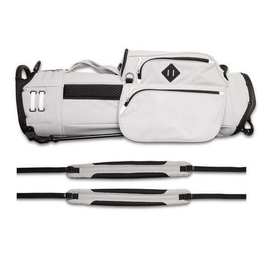 Trouper Golf Bag - Moon Gray – Jones Golf Bags