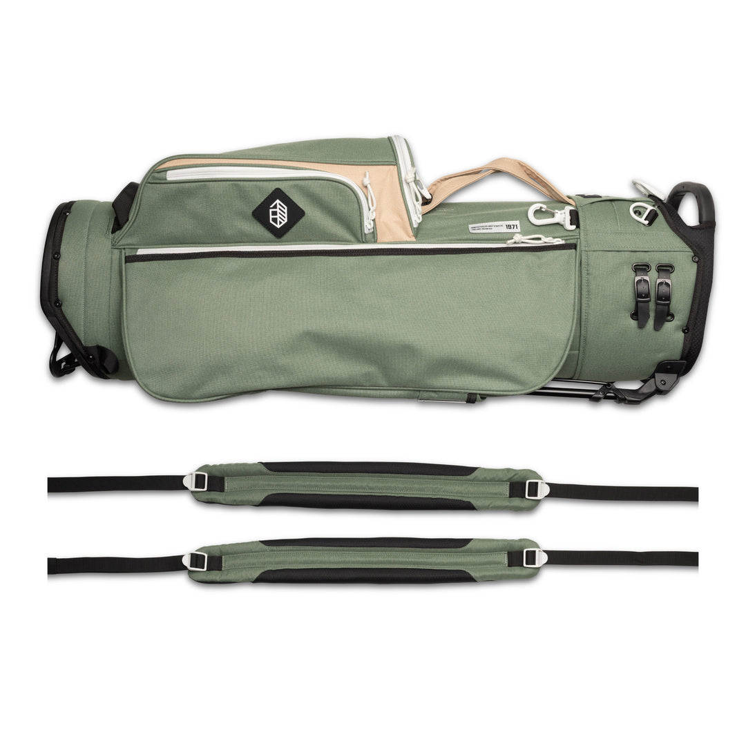 Trouper Golf Bag - Olive Gray – Jones Golf Bags