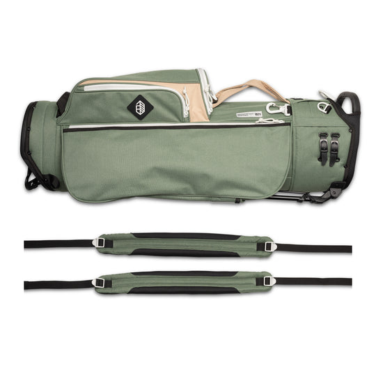 Trouper Golf Bag - Olive Gray – Jones Golf Bags