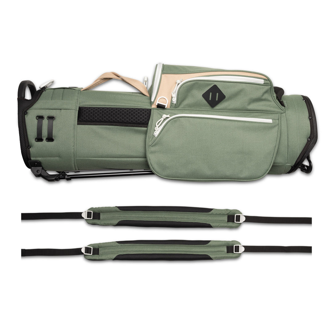Trouper Golf Bag - Olive Gray – Jones Golf Bags