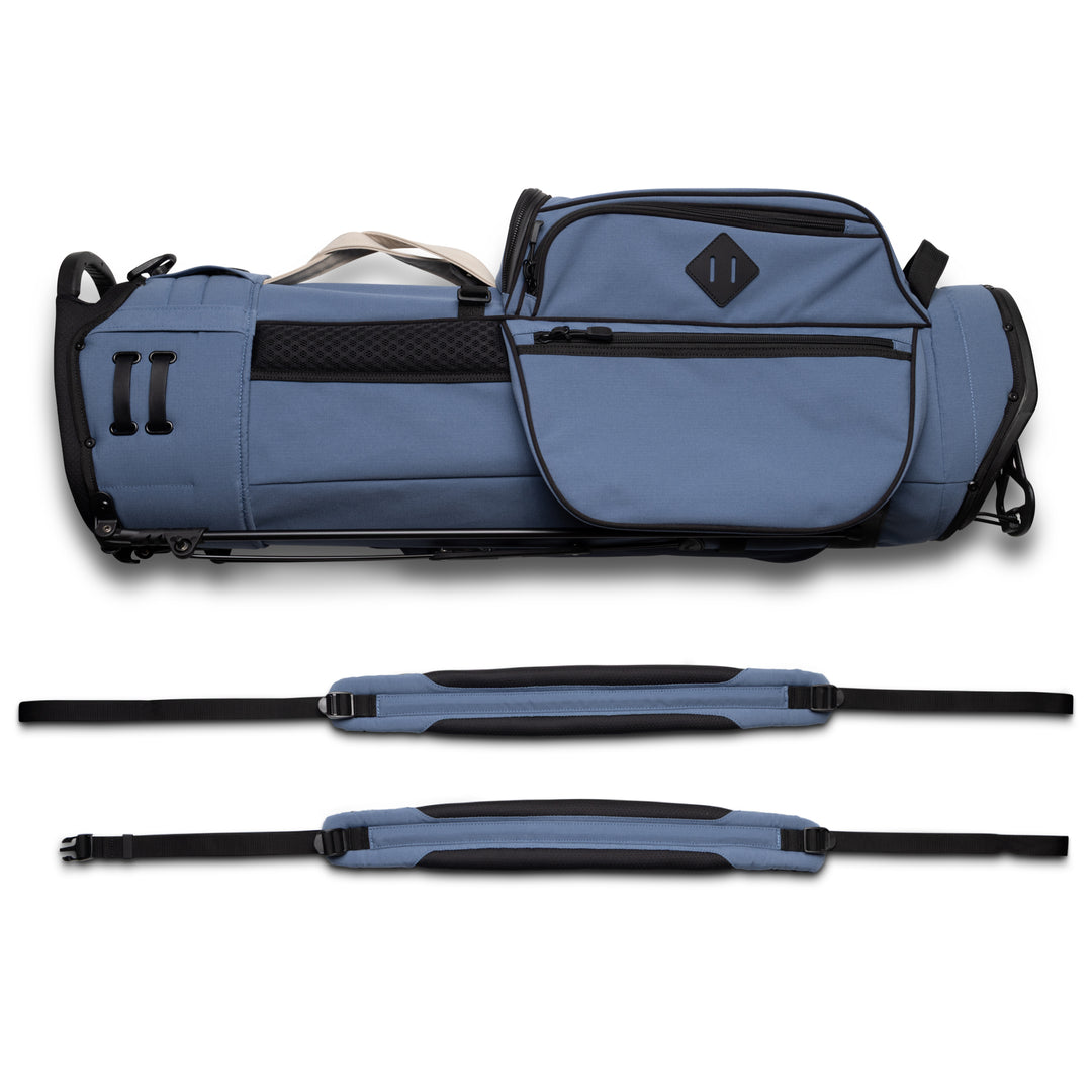 Trouper 3.0 - Steel Blue/Field Khaki – Jones Golf Bags