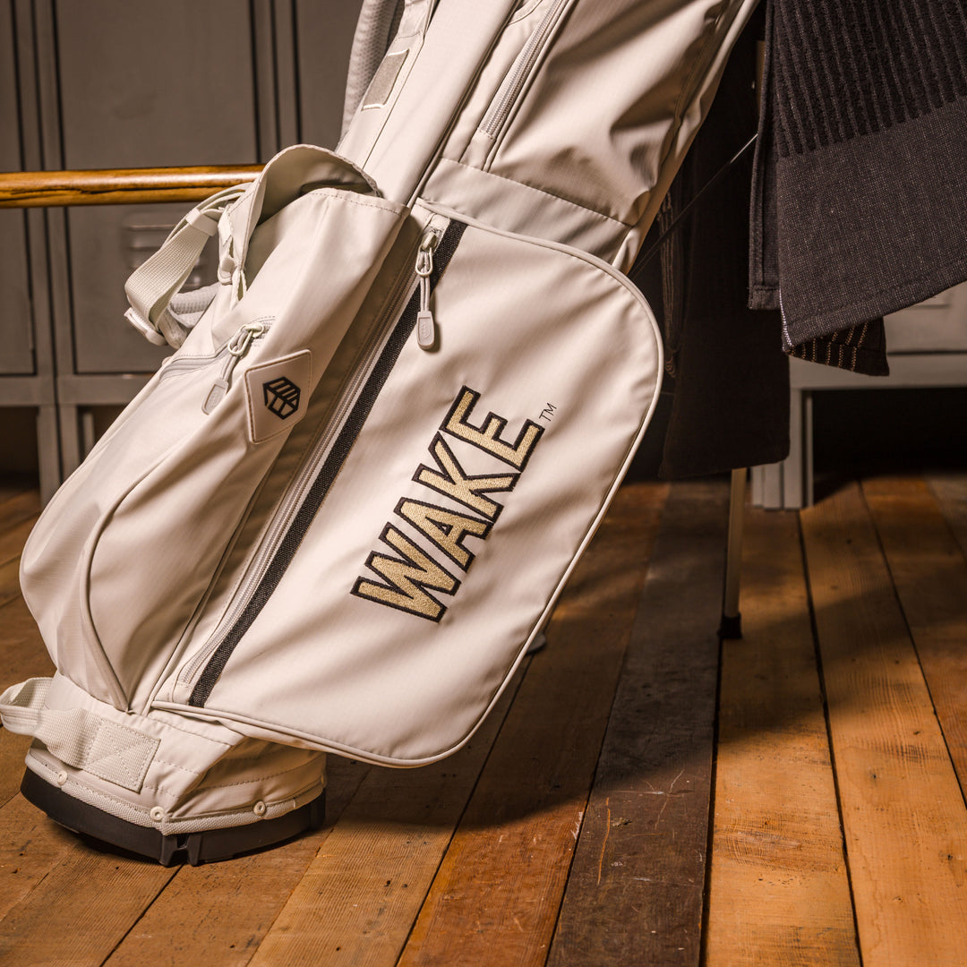 Wake Forest Original Jones Stripeshow Golf Bag - White – Jones
