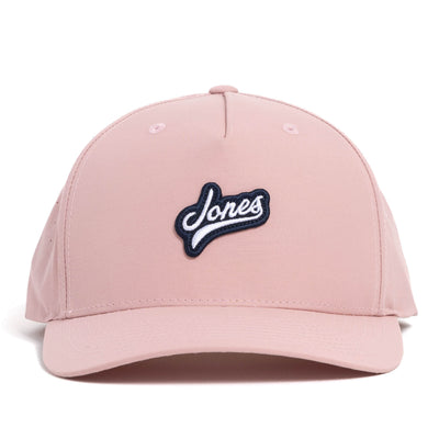 Jones Script Athletic Hat - Dusty Pink
